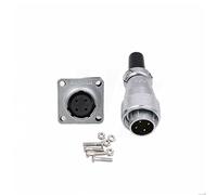 Hangton ws16 4 Pines Aviation Circular Metal Connector 5a 18awg Cable Plug Panel instalación de Enchufe Fuente de alimentación Industrial AC Solar Vehicle aplicación al Aire Libre