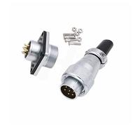 Hangton ws16 7 Pin 5a Power Connector Heavy Industry Aviation Circular Metal Solar Vehicle Outdoor Appliances