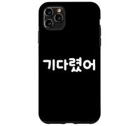 Hangul - Linda y Divertida Palabra Coreana con Texto en inglés I Waited Carcasa para iPhone 11 Pro MAX