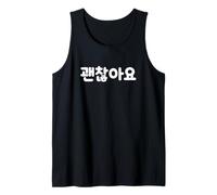 Hangul - Linda y Divertida Palabra Coreana It's Okay Camiseta sin Mangas