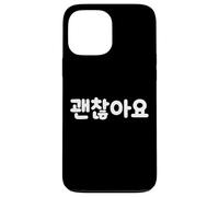 Hangul - Linda y Divertida Palabra Coreana It's Okay Carcasa para iPhone 13 Pro MAX
