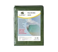 HanjetHJ - Alfombra de tela impermeable y multiusos para tienda de campaña, 140 g, color verde, para camping, lona protectora (4 x 5 m)