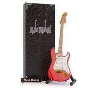 Hank Marvin (The Shadows) - Guitarra en miniatura - Regalos musicales - Adorno hecho a mano
