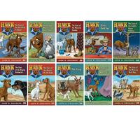 Hank the Cowdog Series 31-40 (Set of 10 Paperback Books) by John R. Erickson: Vanishing Fishhook, Garbage Monster, Measled Cowboy, Slim’s Good-Bye, Saddle House Robbery, Raging Rottweiler, Ha-Ha Game