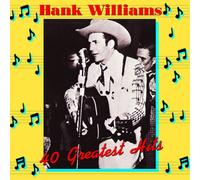 Hank Williams 40 Greatest Hits (Vinyl) 12" Album (Importación USA)