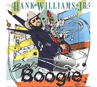 HANK WILLIAMS JR - BORN TO BOOGIE LP (VINYL ALBUM) US CURB 1987