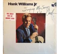 HANK WILLIAMS JR. - HANK WILLIAMS JR. singing my songs johnny cash MGM 4675 (LP vinyl record)