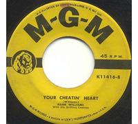 HANK WILLIAMS - kaw-liga / your cheatin' heart 45 rpm single