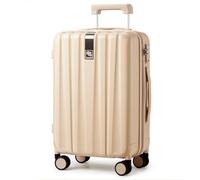 Hanke Equipaje de Mano Ligero rígido PC Cabina Maleta, Cuba Sand, 20 Inch Carry On, Maleta