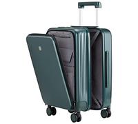 Hanke Grace Maletas con Ruedas, Equipaje de Mano rígido Aprobado por aerolíneas, Maleta de Viaje Ligera de 20 Pulgadas, Equipaje TSA para Viajes de Negocios Cortos de 2 a 3 días., Verde negruzco