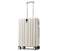 Hanke Maleta de mano ligera de 20 pulgadas, maleta rígida de policarbonato con ruedas, blanco marfil, 20 Inch Carry on, Equipaje de mano