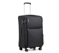 Hanke Maletas de carcasa suave, Black, 24 inch Medium