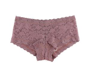Hanky Panky Boyshort - Bragas Mujer en Encaje Elástico, Braguitas Mujer Algodón y Nailon