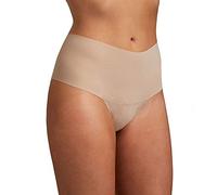 Hanky Panky Breathe High-Waist Thong, L, Taupe