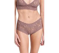 hanky panky Pantalones cortos de encaje para mujer, corazón de alcachofa, morado, talla S, Corazón de alcachofa, S