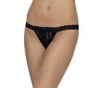 Hanky Panky Women's Lace G-String Panty, Black, One Size