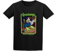 HANLINMY Adult T-Shirts Goosebumps Beware of Monsters Black XL