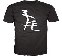 HANLINMY Chinese Symbols Blowjob Funny Mens T Shirt Black XL