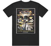 HANLINMY Close Encounters of The Third Kind Rare Movie Poster Retro Fan T Shirt Black M