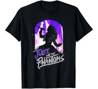 HANLINMY Julie and The Phantoms Silhouette T-Shirt Casual Graphic Comfortable Tees Black S