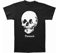 HANLINMY Men's The Damned Skull/Stretcher Case Baby T Shirt Grey XL