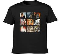 HANLINMY Pablo Picasso Art Paintings Trendy Artsy T-Shirt Black XL