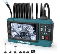 HANMATEK Videoscopio Endoscopio Industrial 1080P, Kit Completo con Grabación de Video y SD 32GB, Cámara de Inspección de 4.3" para Inspección de Tubos de Auto y Motor, Impermeable IP67, Cable de 5M