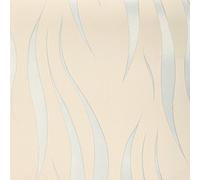 Hanmero Papel pintado extra grueso, no tejido, flocado, 3D diseño, 0,53 m x 10 m