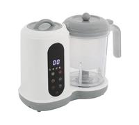 Hanmorfarbi Robot de cocina multifunción de 450 W con vapor, mezclador y calefacción, procesador de alimentos eléctrico para papillas de bebé, batidos y sopas, capacidad de 400 ml, modo de