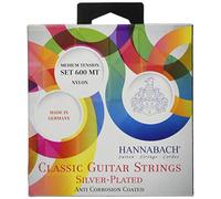 Hannabach 652257 Cuerdas para guitarra clásica serie 600 juego Tensión Media Plateado 600MT