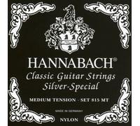 HANNABACH Cuerdas de Guitarra Clásica Plata Especial E815MT Negro Set 652527 ...