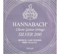 Hannabach Cuerdas de guitarra clásica Serie 900 medium-low tension Silver 200 - La5w - 9005MLT