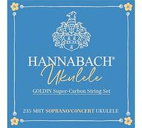 Hannabach Cuerdas de Ukelele Soprano/Concierto, Goldin, Juego 235MHT
