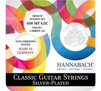 Hannabach Cuerdas para guitarra clásica 600 G3C G3 CARBON media tensión 600MTG3C