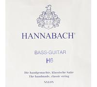 Hannabach Cuerdas para guitarra clásica acústica Modelos especiales HB-6 medium Núcleo de nylon, alambre de cobre plateado 842.6