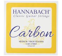 Hannabach cuerdas para guitarra clásica CARBON Medium/High Tension Agudos - Sol3 - CAR3MHT