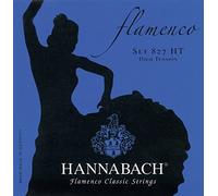 Hannabach Cuerdas para guitarra clásica Flamenco serie 827 High Tension juego de 3 bajos Made in Germany - 8277HT