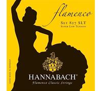 Hannabach Cuerdas para guitarra clásica Flamenco serie 827 Super Low Tension juego de 3 agudos Made in Germany - 8278SLT