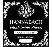 Hannabach Cuerdas para Guitarra Clásica, Guitarra Quint, E5-8395MT, Serie 839MT, Tensión Media
