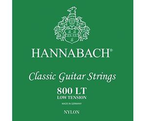 Hannabach Cuerdas Para Guitarra Clasica Serie 800 Low Tension Plateadocuerda Suelta D4/Re4