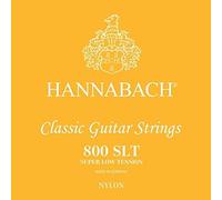 Hannabach Cuerdas Para Guitarra Clasica Serie 800 Super Low Tension Plateado Cuerda Suelta E6/Mi6