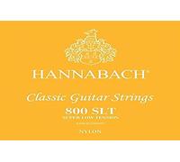 Hannabach Cuerdas Para Guitarra Clasica Serie 800 Super Low Tension Plateado Juego 3 Cuerdas Bajo