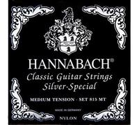Cuerdas de guitarra clásica Hannabach Serie 815 Medium Tension Silver Special Juego Carbon 815MTC