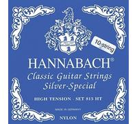 Hannabach Cuerdas para guitarra clásica, Serie 815 Para guitarras de 8/10 cuerdas, Tensión Alta, Plateado especial - cuerda suelta B2/Si2