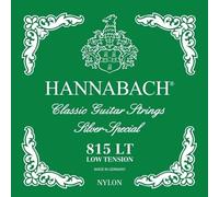 Hannabach Cuerdas para Guitarra Clásica Serie 815, Tensión Baja, Plateado Especial, Set