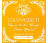 Hannabach Cuerdas para Guitarra Clásica Serie 815, Tensión Muy Baja, A5w, La5, Plateado Especial
