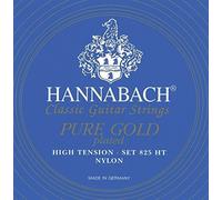 Hannabach Cuerdas para Guitarra Clásica, Serie 825, 3 Cuerdas Graves, Tensión Alta, Dorado Especial