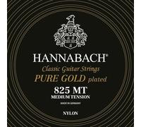 Hannabach Cuerdas Para Guitarra Clasica, Serie 825 Tension Media Dorado Especial - Juego completo