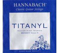 Hannabach Cuerdas Para Guitarra Clasica, Serie 950 Tension Media/Alta Titanyl - Cuerda Suelta A5/La5
