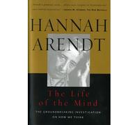 Hannah Arendt The Life of the Mind: Thinking (Tapa blanda) (Importación USA)